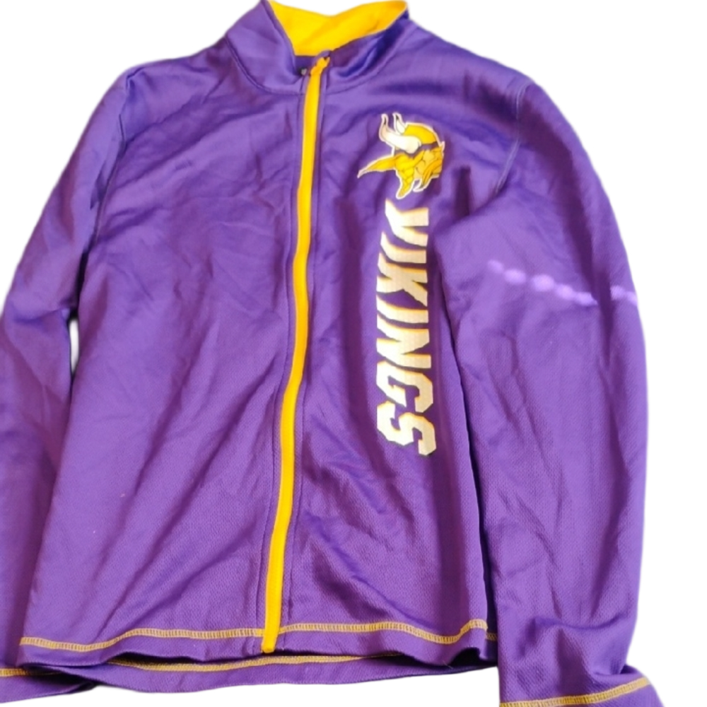 🚨5 For $25🚨NFL Adult Jacket in Purple and Gold